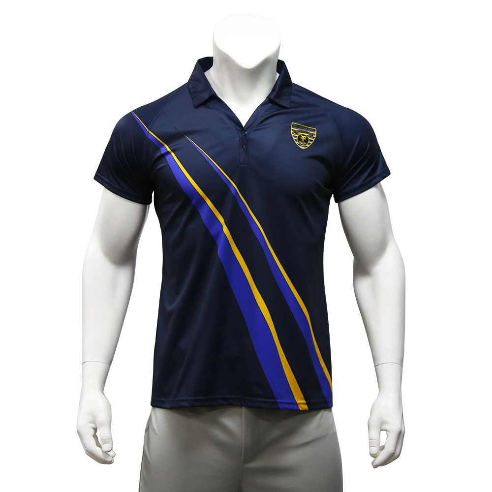 Sublimación Healong Cricket personalizados de desgaste de poliéster de ropa deportiva uniformes Cricket Cricket Team Jersey