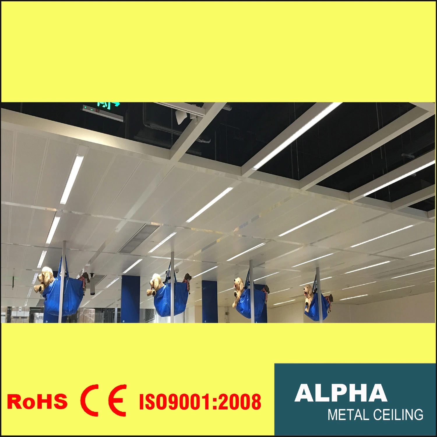 Aluminum Ceiling Panel Metal Suspended Clip in Tile Ceiling