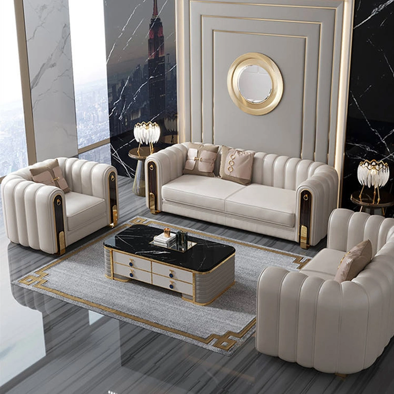 Modern Couch Royal Living Room Sofas Lounge Furniture Leather Sofa