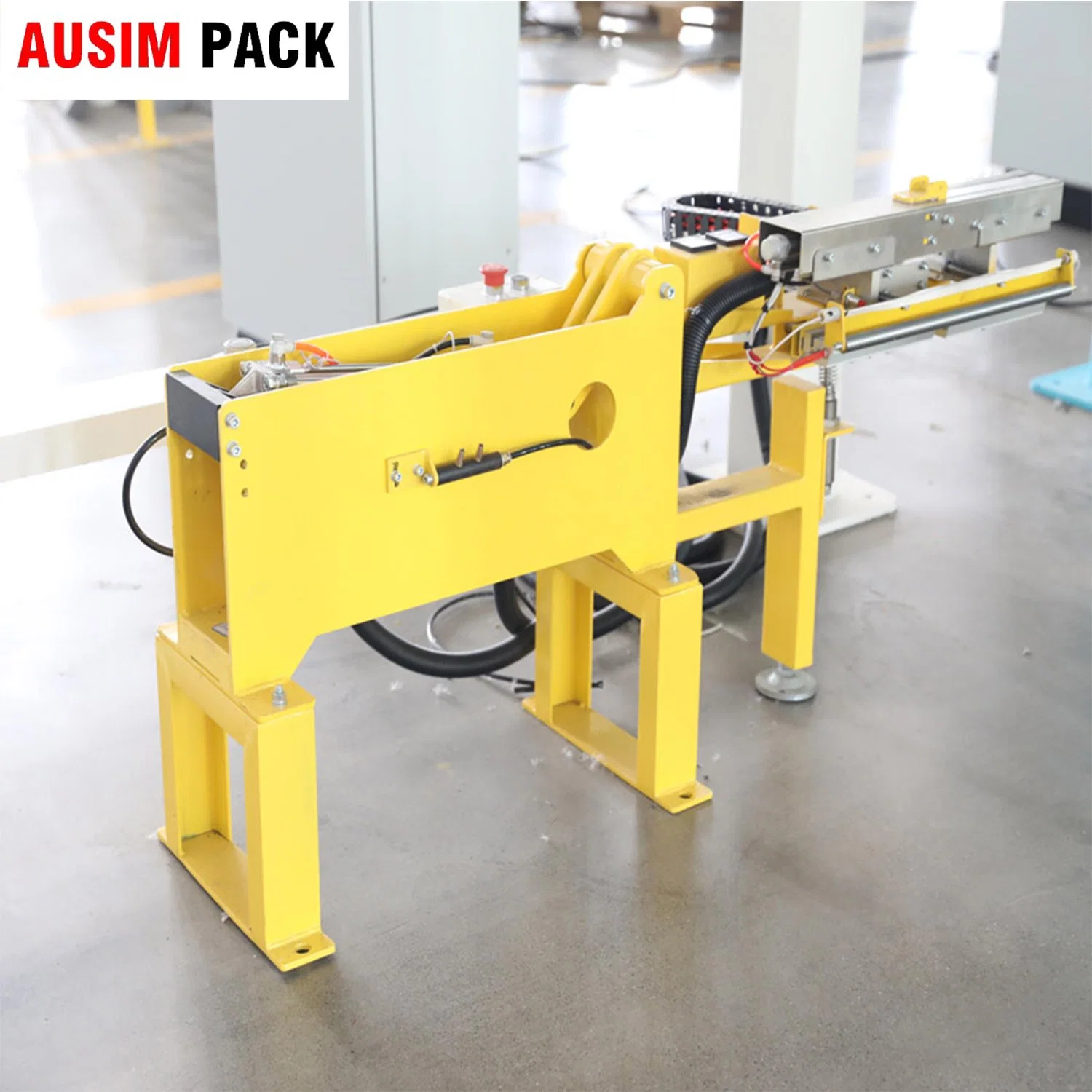 for Big Logistics Warehouse Pallet Stacking Safety High Effectively Rotary Arm Stretch Wrapper Solution