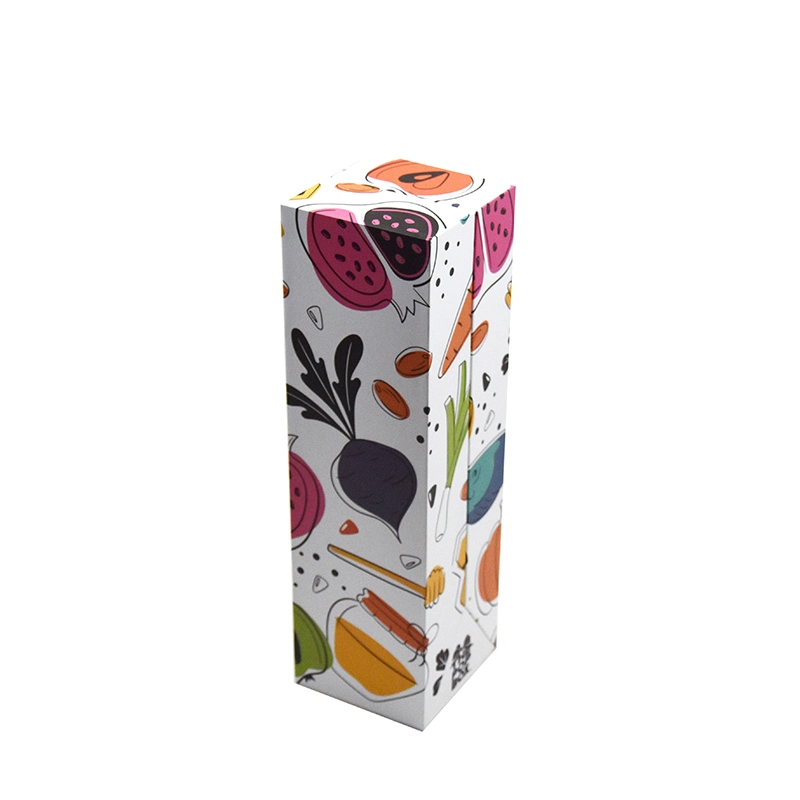 Luxus Kunst Einzelflasche Rotwein Verpackung Box