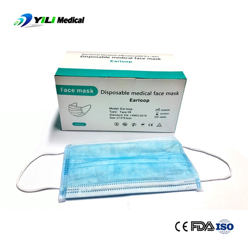 3 Ply Earloop Face Mask Medical Surgical Face Mask