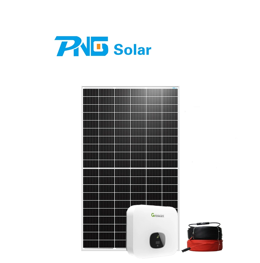 3kw 5kw on Grid Solar Energy System with Growatt Inverter