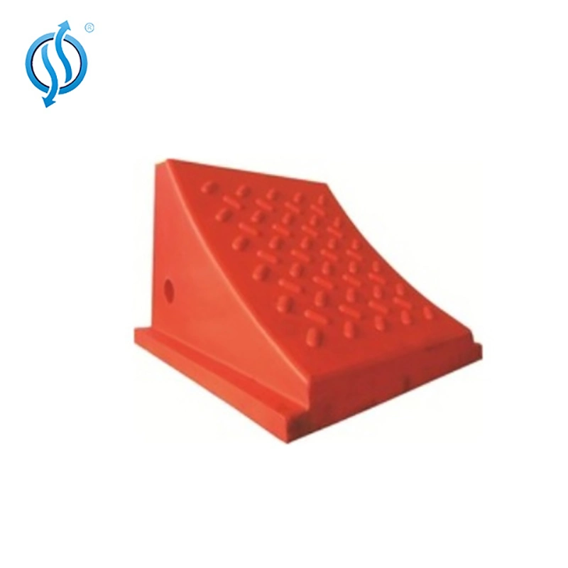 PU Car Truck Wheel Chock with Hole