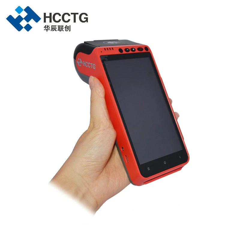 EMV Unique Design Payment Terminal Portable Android Mobile POS Debit Card Swipe Machine Hcc-Z100