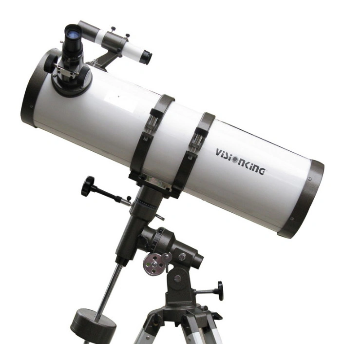 150/750Visionking mm reflexão telescópio astronômico 150X espaço Monocular com montagem Equatorial Newtoniano Automático de Acionamento do Motor