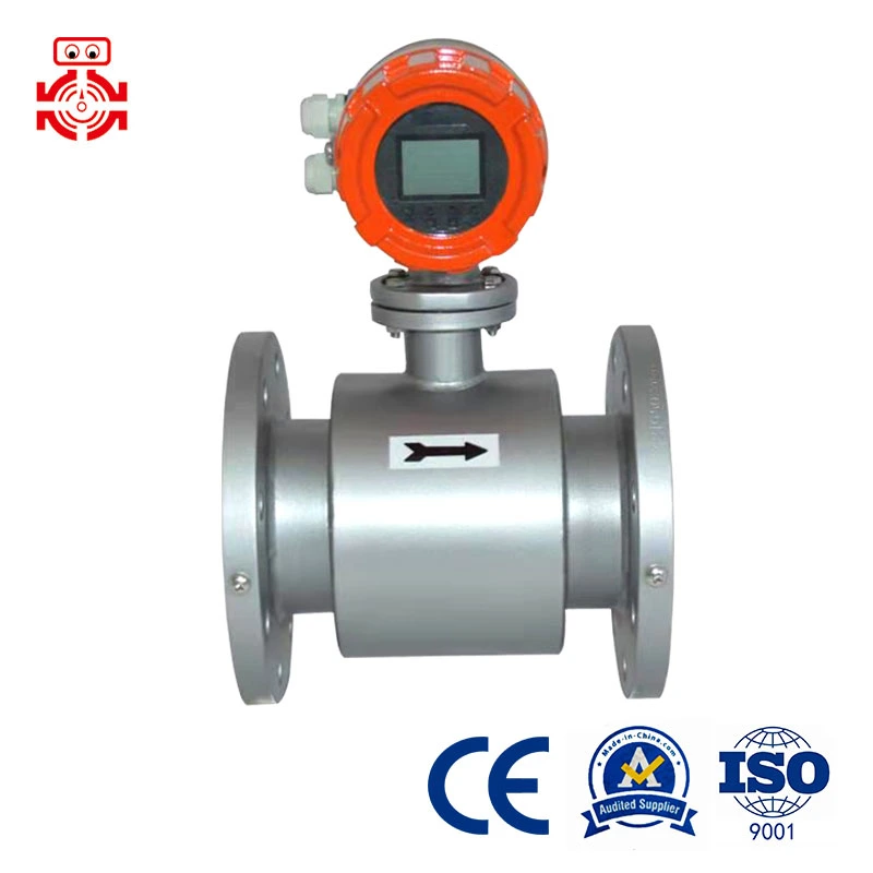 Intelligent Lanshen Meter Head Electromagnetic Flowmeter 485 Tetrafluoro-Lined Sewage DN32