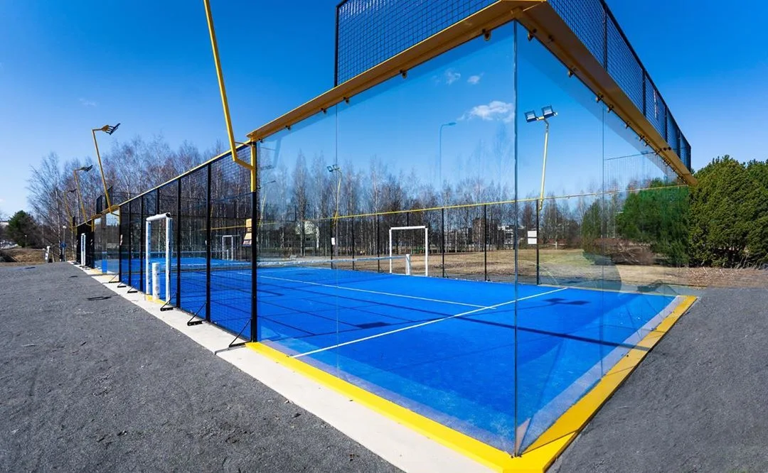 Qualidade fiável preço reduzido Professional Factory Tennis padel Court for Promoção Outdoor Paddle Tennis Court