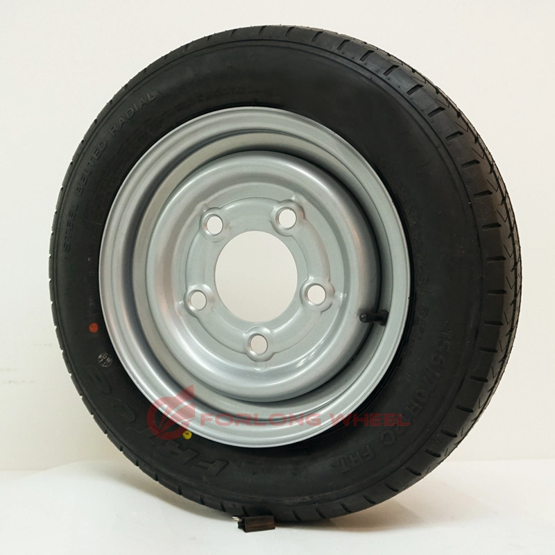 Forlong Wheel 155/70r12 104/102n Trailer Wheels 5 Stub 140mm PCD 30mm Offset for Car Trailer Use for Sale