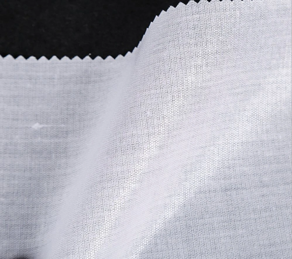 Made in China T/C Soft Handfeel Muslim Men Abaya Islamic Garment Shirt Collar Lining Interlining Fabric Woven Interlinings and Linings 100% Cotton