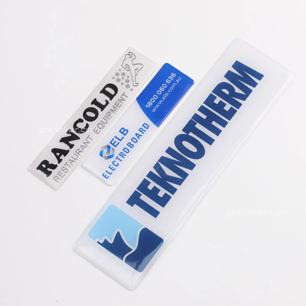 Customization Fridge High Gloss Magnet Label Epoxy Sticker