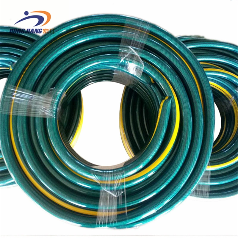 25FT 50FT 75 100FT Flexible Irrigation Fibre Braided Garden Hose 12mm 16 19 25mm PVC Garden Water Hose Pipe with Brass Fitting