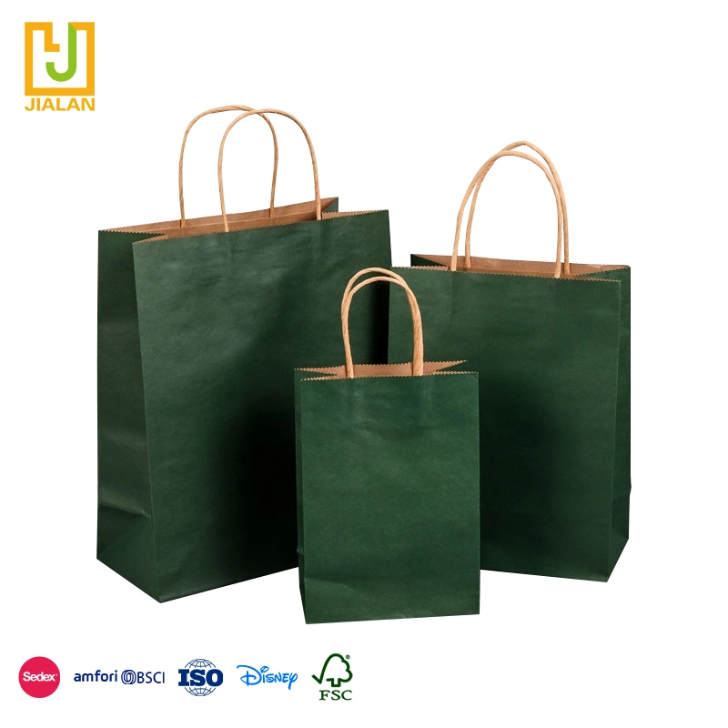 Promotional Gift Bags Fashion Cosmetics Clothing Shopping Tote Bags Paper Kraft Bag