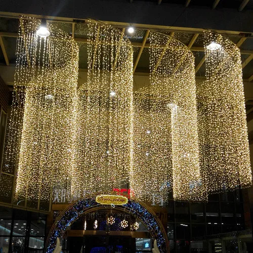 Cascada de Navidad LED luces decorativas para el Proyecto de alumbrado exterior
