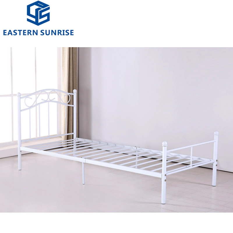 High quality/High cost performance  Metal Single Bed for School/Bedroom/Hotel