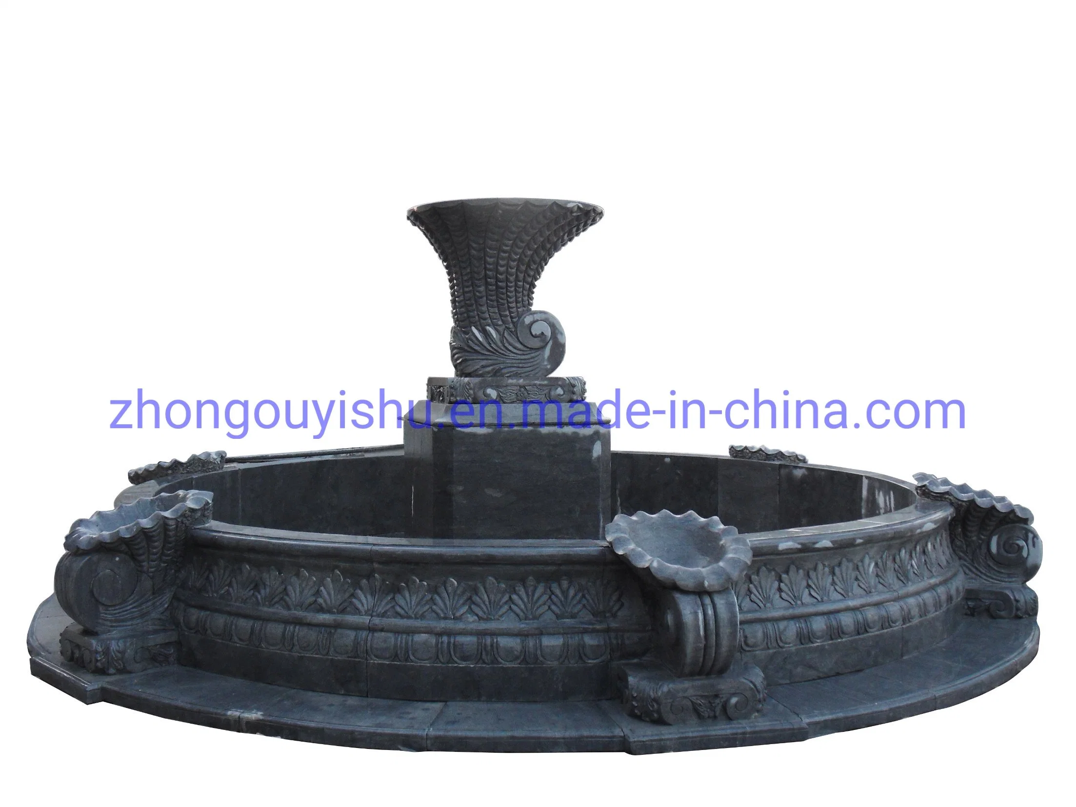 Granite Stone Marble Garden Shell Water Fountain