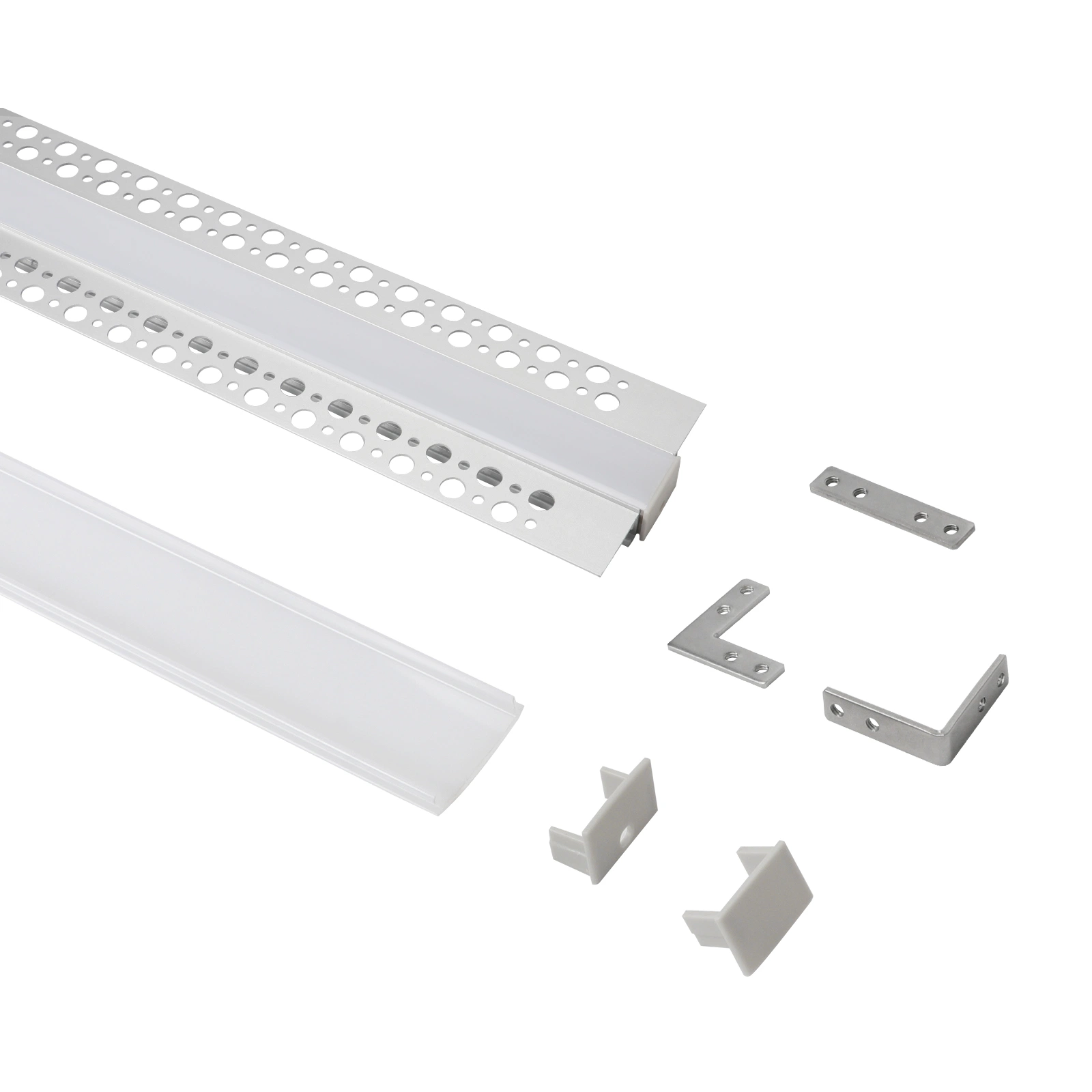 Алюминиевый профиль LED 20мм пластины белого цвета, 21мм линейный газа кожух для установки внутри помещений
