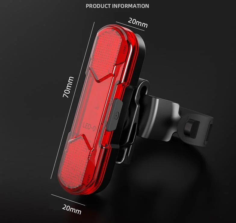 USB Rechargeable LED Bicycle Tail Light, Bright Bike Rear Light