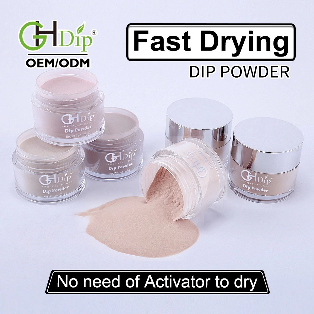 Nude Color Fast Drying Acrylic Dipping Powder Nails