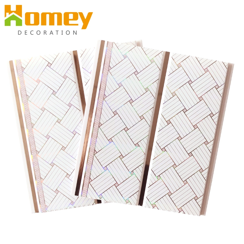 Wood Color Laminated PVC Wall Panel Ceiling for Office