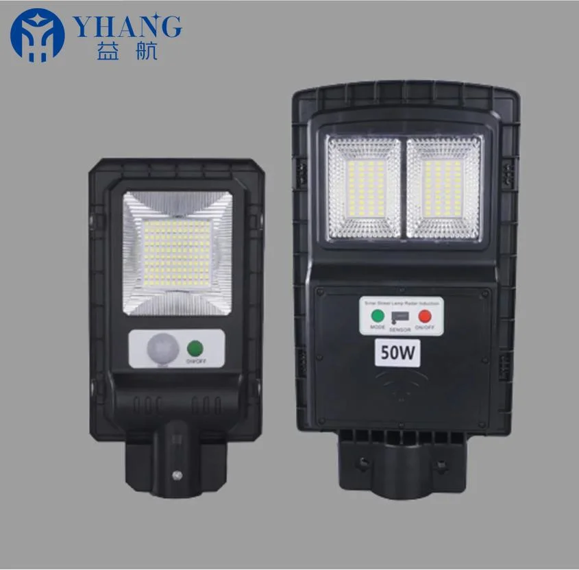 Yihang Lights Outdoor 8m Street Light Pole 60W LED Solar Street Light with Lithium Battery