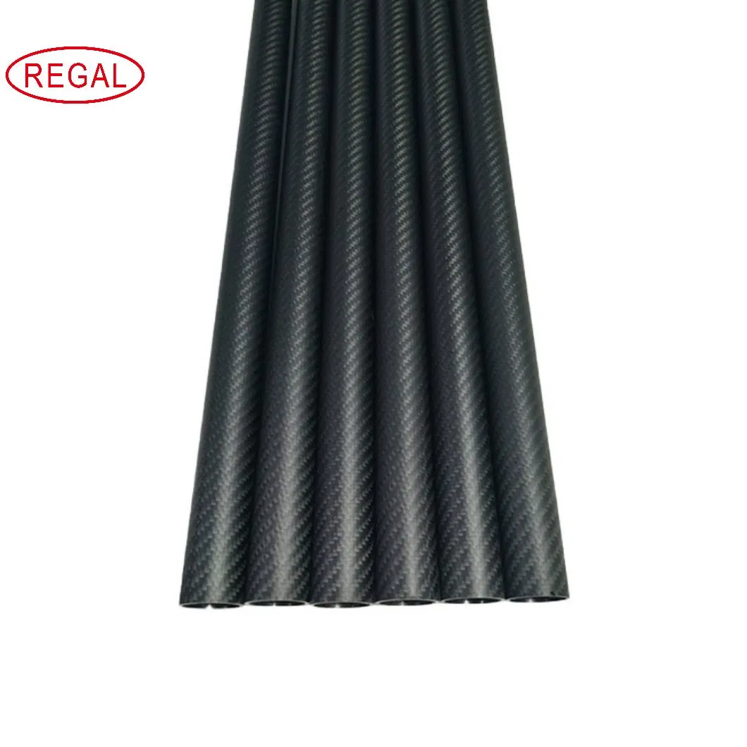 Customized 3mm Thickness 2000mm Long Twill Matt Carbon Fiber Tube ID 8mm Od 14mm