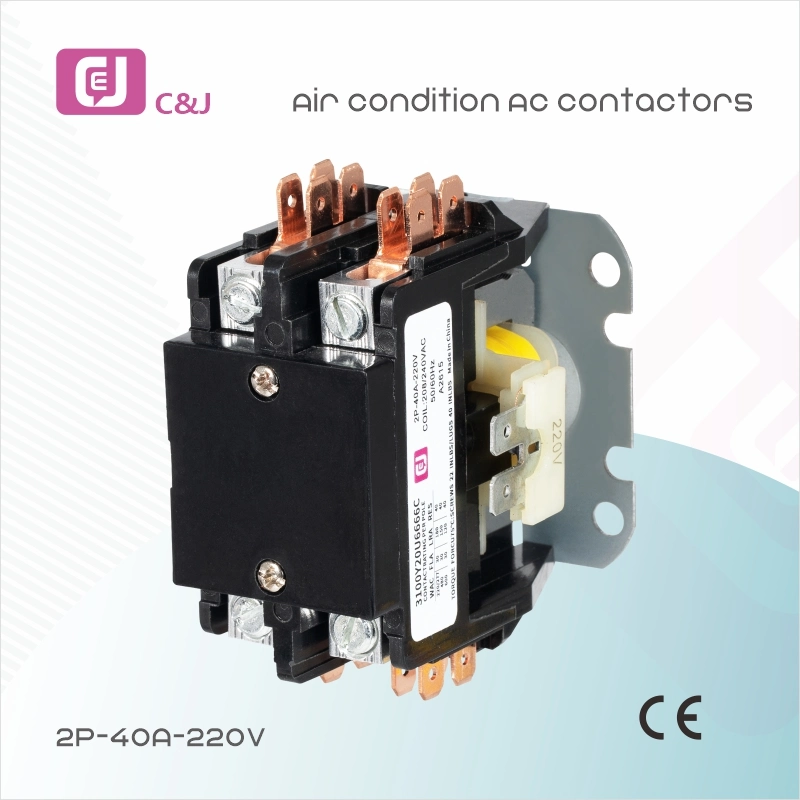 Nuevo contactor Power Cjc2-2p 40A 30A 25A para acondicionador de aire