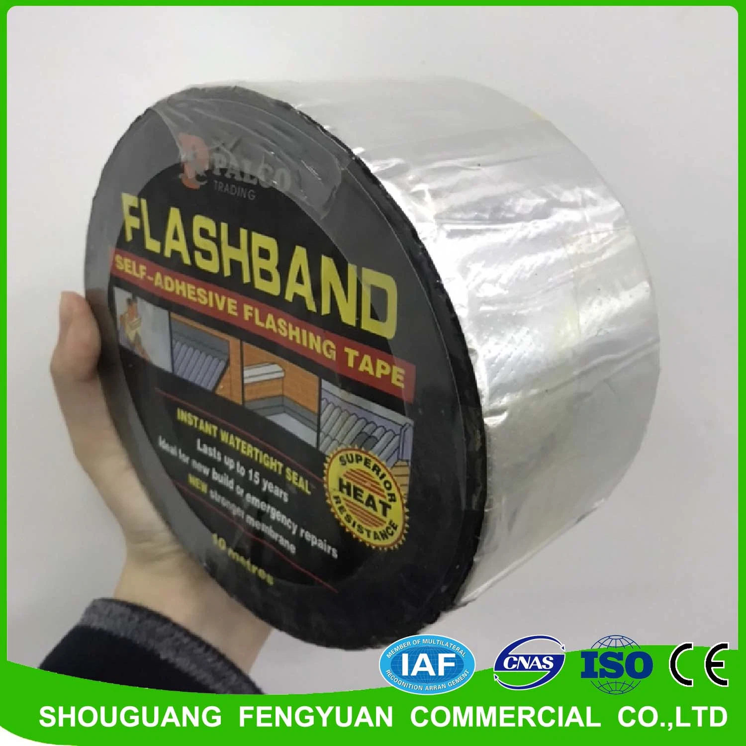 Flashband Self Adhesive Bitumen Weatherproofing Strip Butyl Waterproof Tape