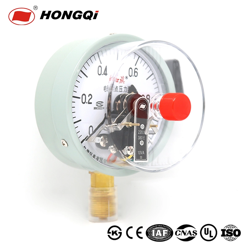 Hongqi&reg; Electric Contact Pressure Gauge with M20*1.5 Connection Thread