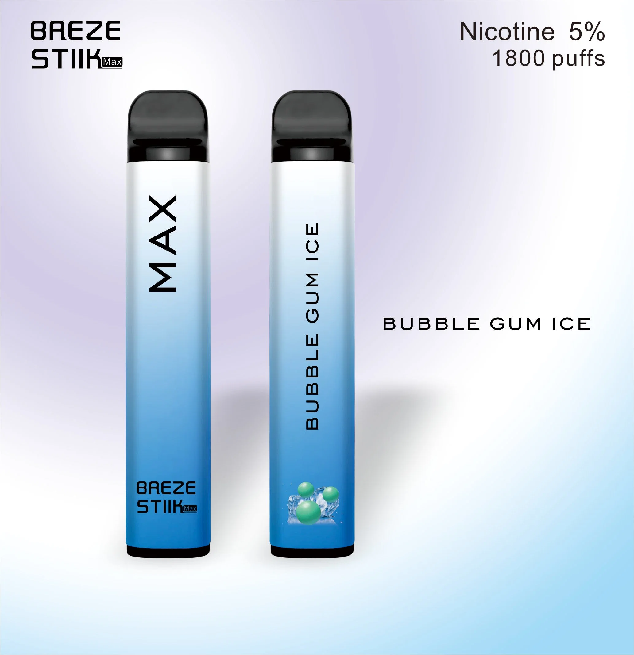 2023 Nuevo estilo 1800 inhalaciones E-Capacidad de 6 ml de zumo de bocanadas de Vape Pen