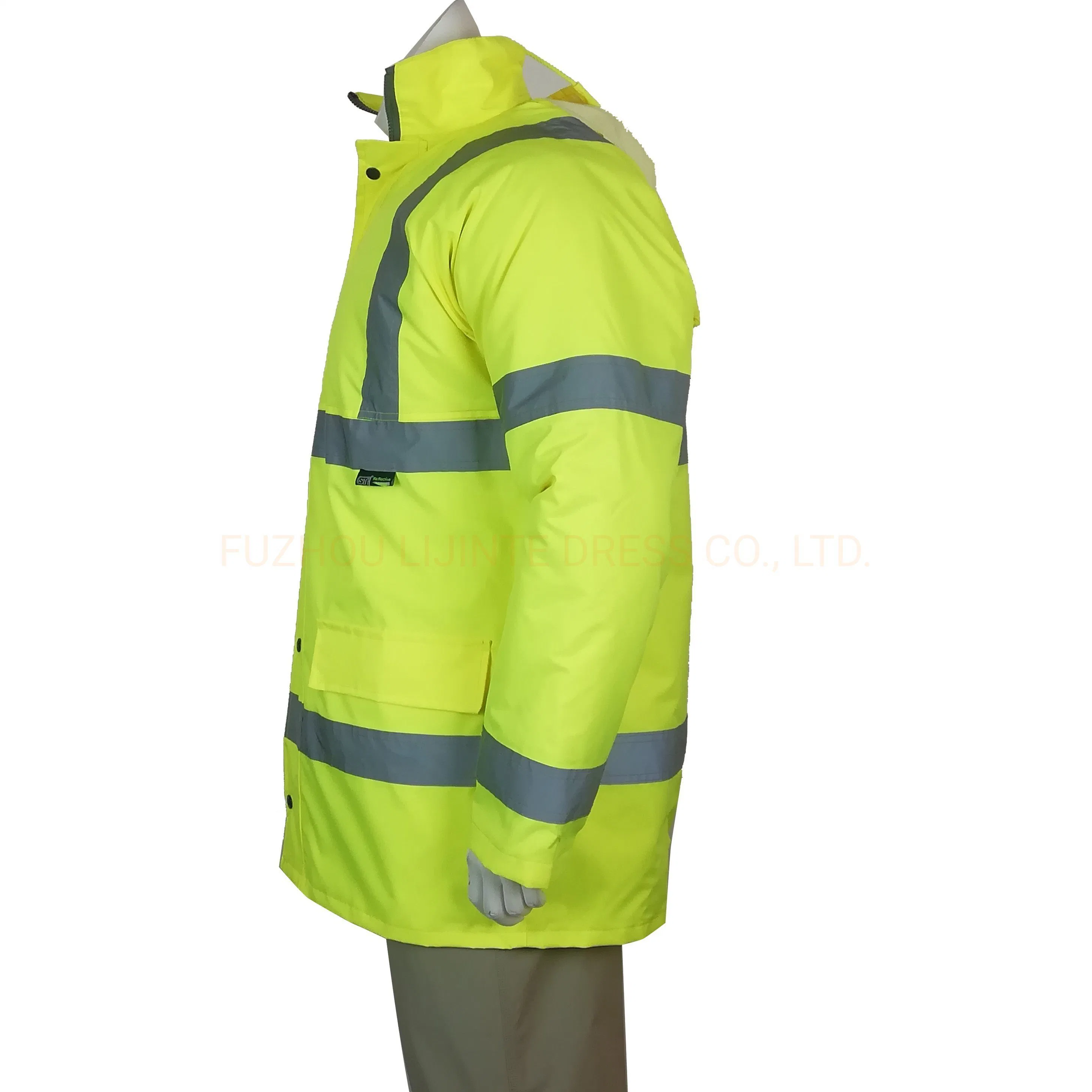 Windproof Keep Warm Workwear Outdoor High Visibility Reflective Safety Clothes