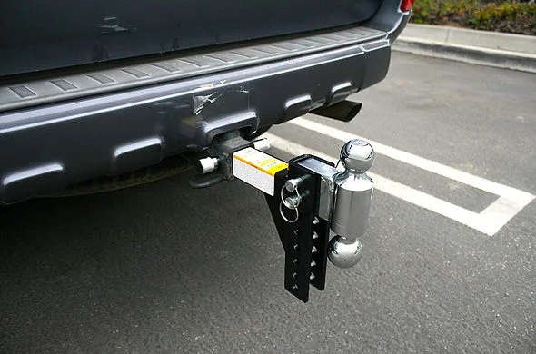 Outdoor Drh-2 Extension Adapter for 1.25" to 2" Towing Hitch Rise or Drop