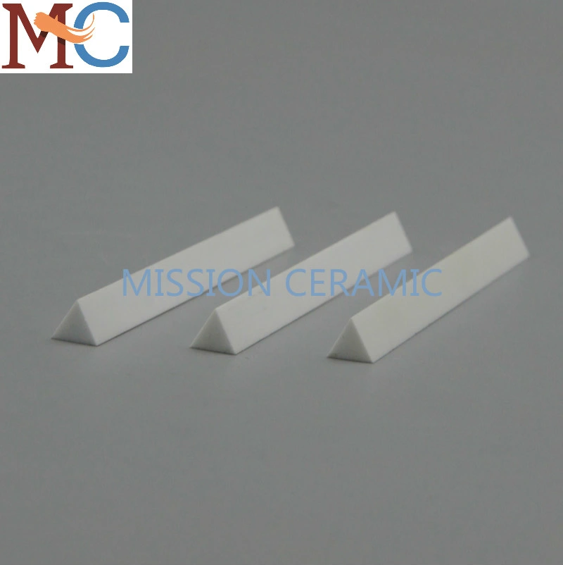 Industrial 99% Al2O3 Triangle Customized Type 95% Alumina Ceramic Rod