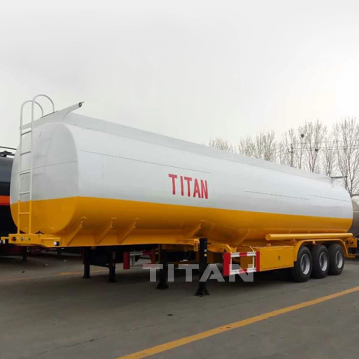 Titan Carbon Steel 60000 Liter Crude Oil Storage Trailer Tank