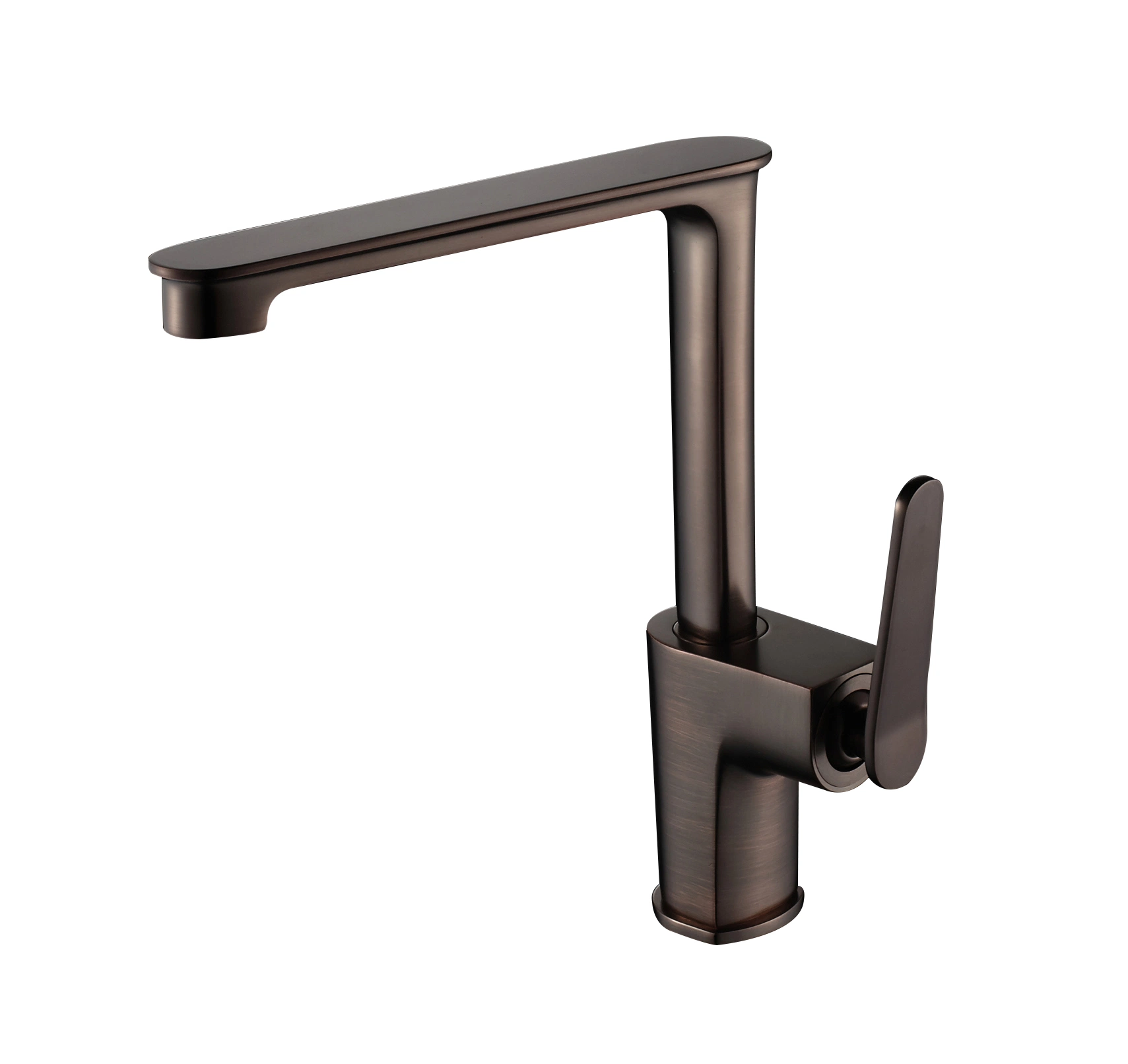 Sanitary Ware Plumbing Fittings Water Orb Black Matte Saving Aerator Single Handle Kitchen Mixer Water Tap Sink Faucet