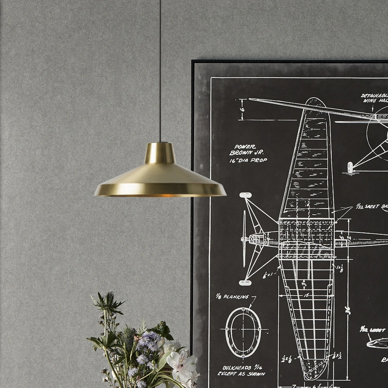 Single Pendant Light Creative Bedroom Head Idun Modern Industrial Vintage Brass Pendant Light (WH-AP-295)