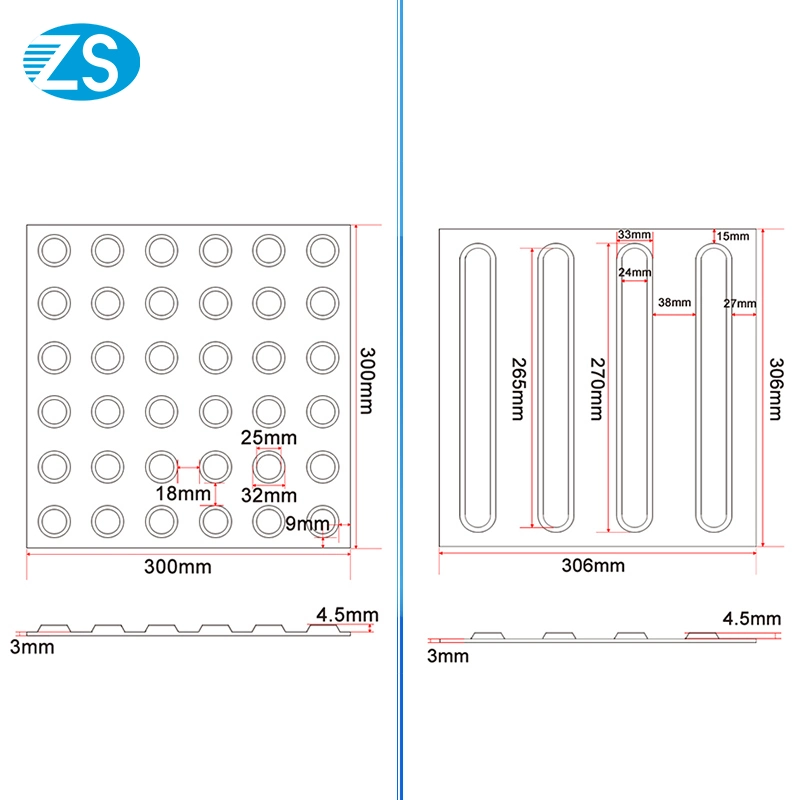 Safety Guilding Flooring Type Warning Building Material Tactile