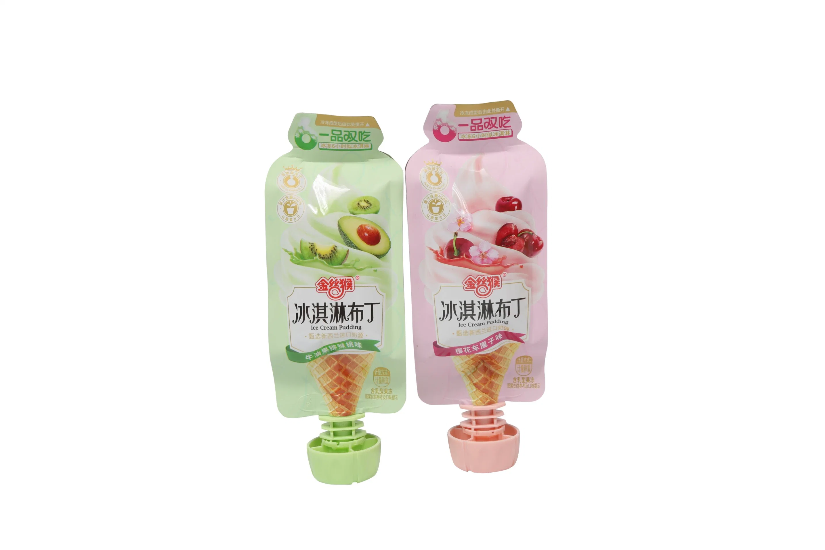 Custom Printed Plastic Frozen Popsicle Bag Ice Cream Food Packaging Bag