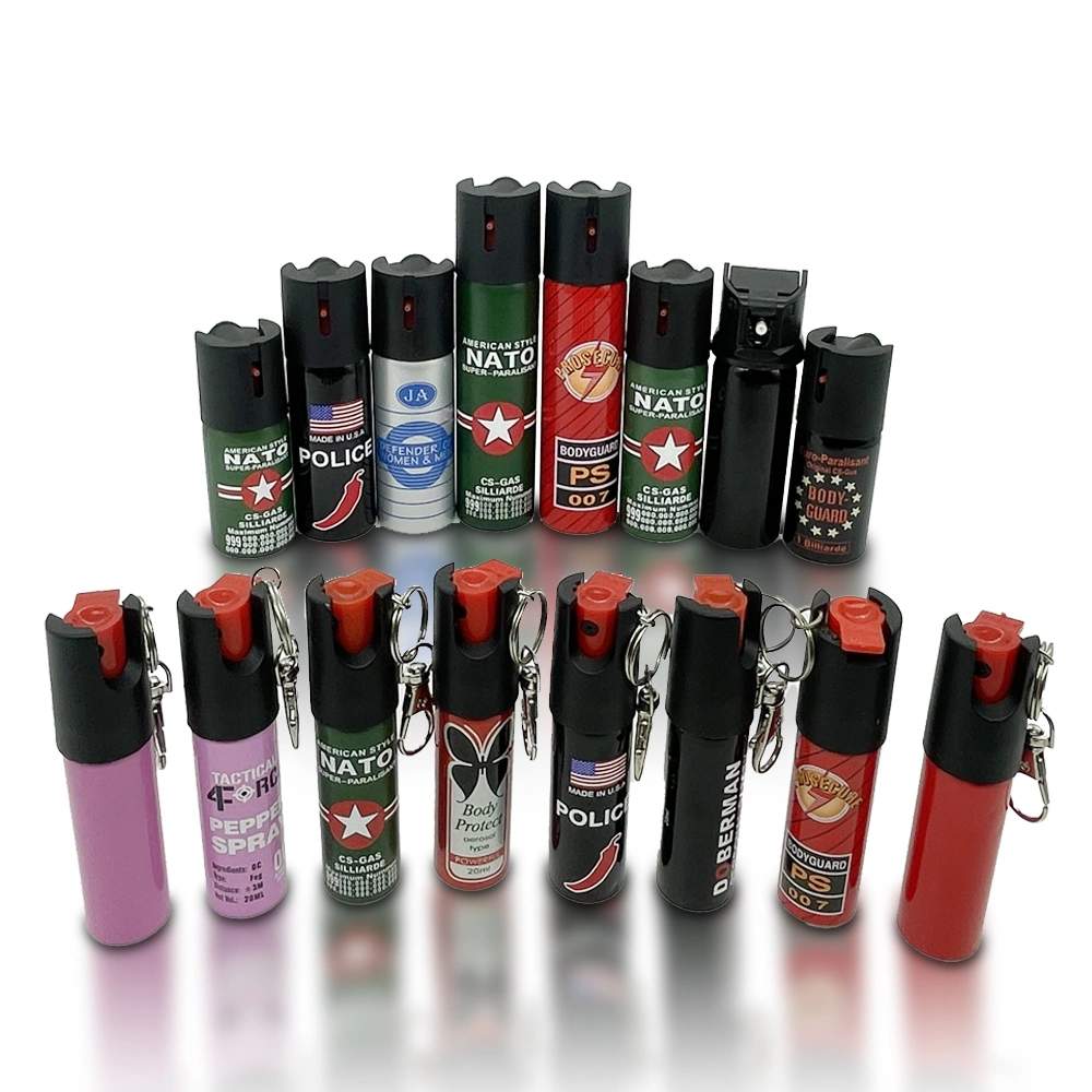 Custom Logo Stream Direct Spray 40ml 60ml 110ml 300ml 500ml Pepper Spray Bear Spray