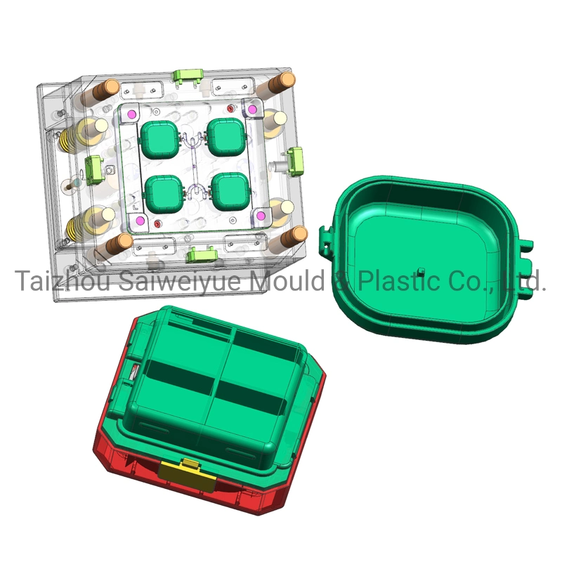 Medicine One Week Morning Night Easy-Taking Plastic Pill Boxes Injection Mould