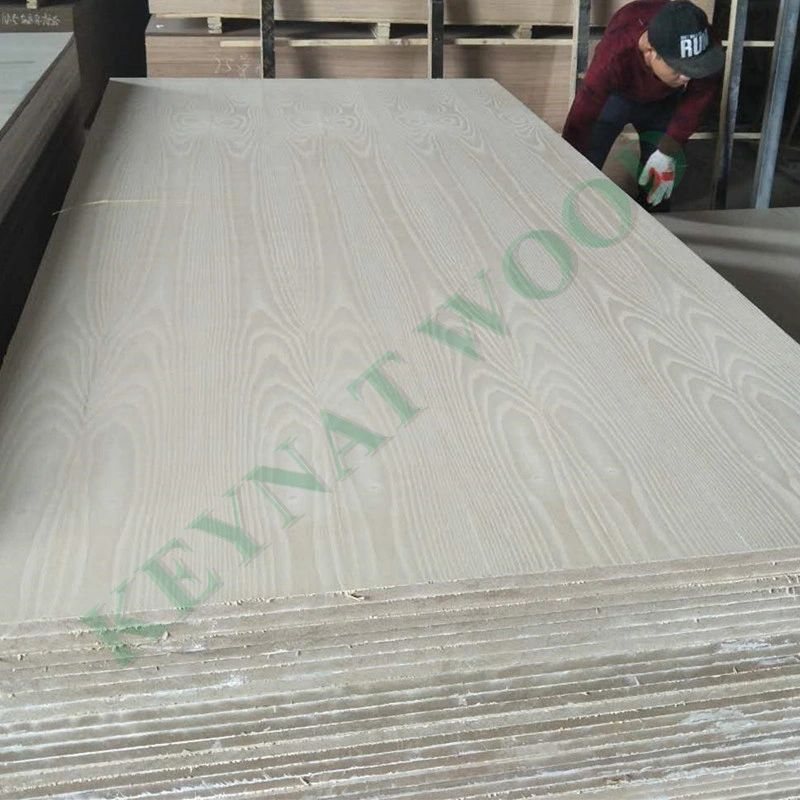 18mm Good Quality Red Oak Beech Teak Sapele Natural Veneered Board for Furniture