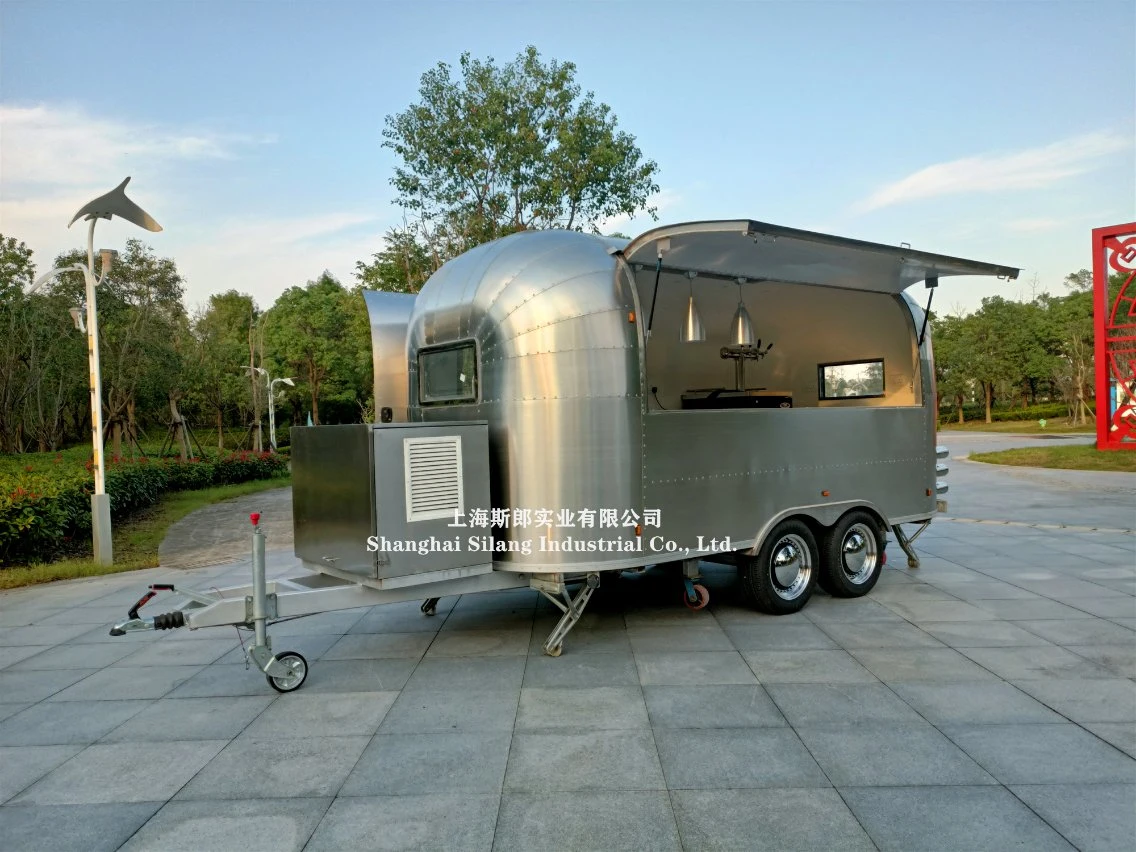 Alimentos Tráiler Airstream barras móviles que sirven cerveza