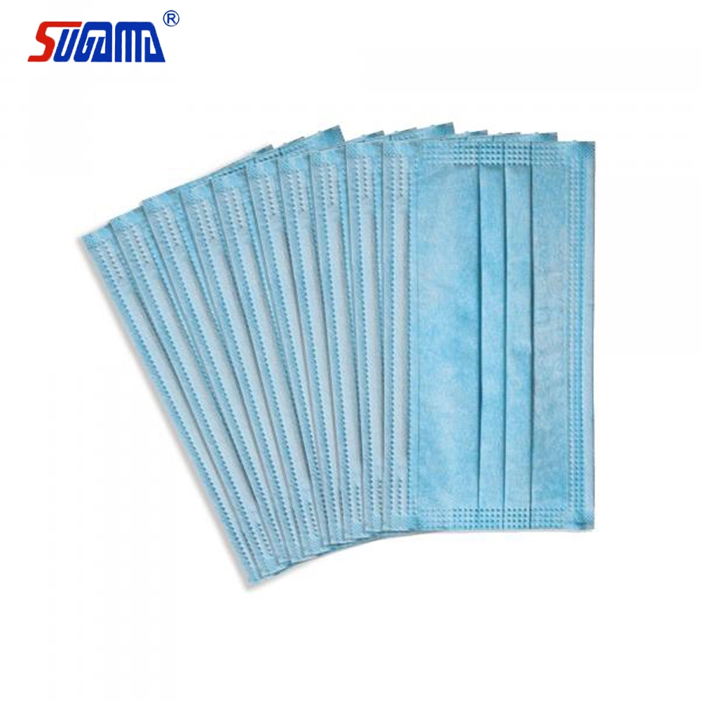 Medical Non Woven Disposable Hospital Doctor Nurse Surgical Face Mask with Tie on