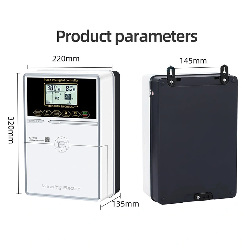 4kw Automatic Double Water Pump Pressure Controller for Farm Irrigation