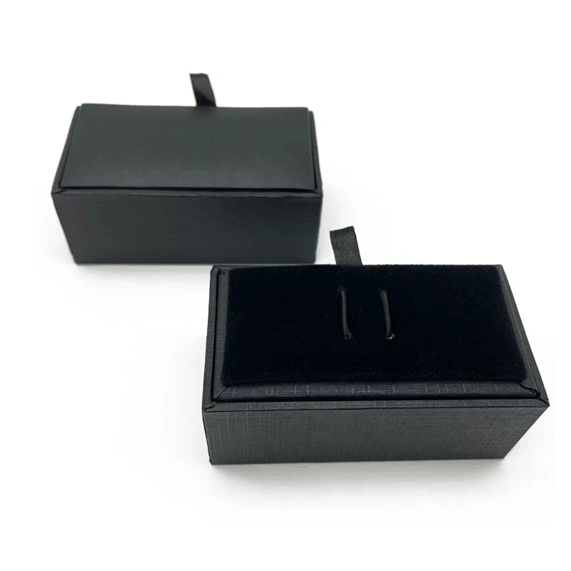 Factory Custom Logo Fantastic PU Leather Jewelry Cufflink Packing Box