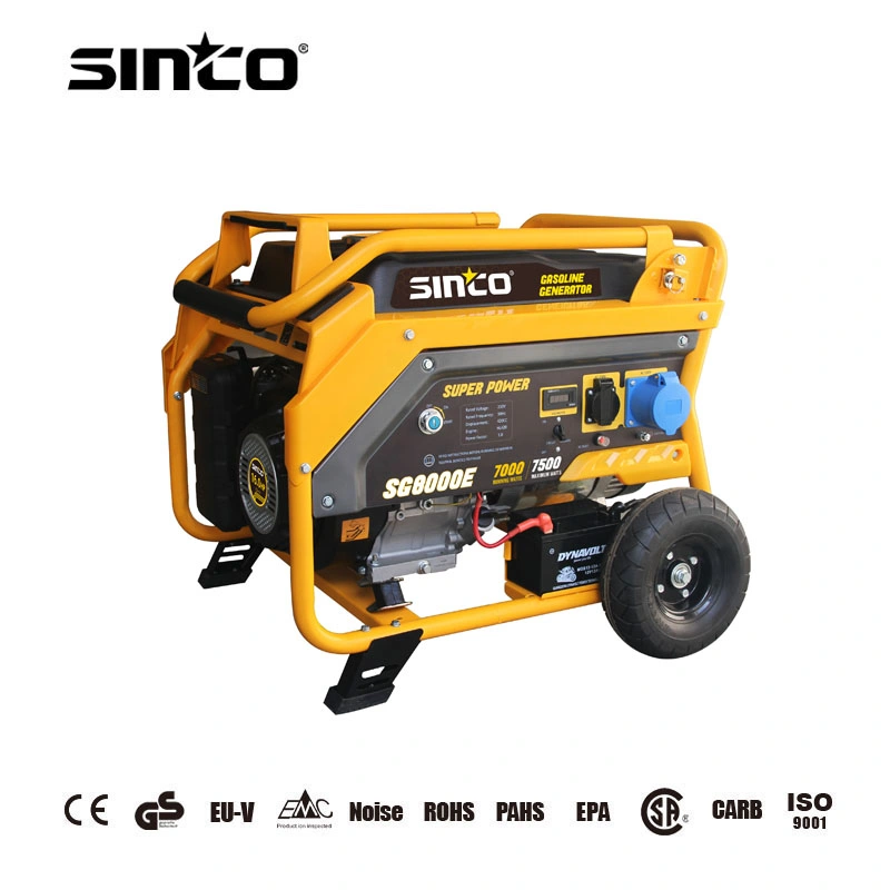 5kw 6kw 8kw 100%Copper Wire Recoil Start Electric Start Gas Oil Gasoline Generator