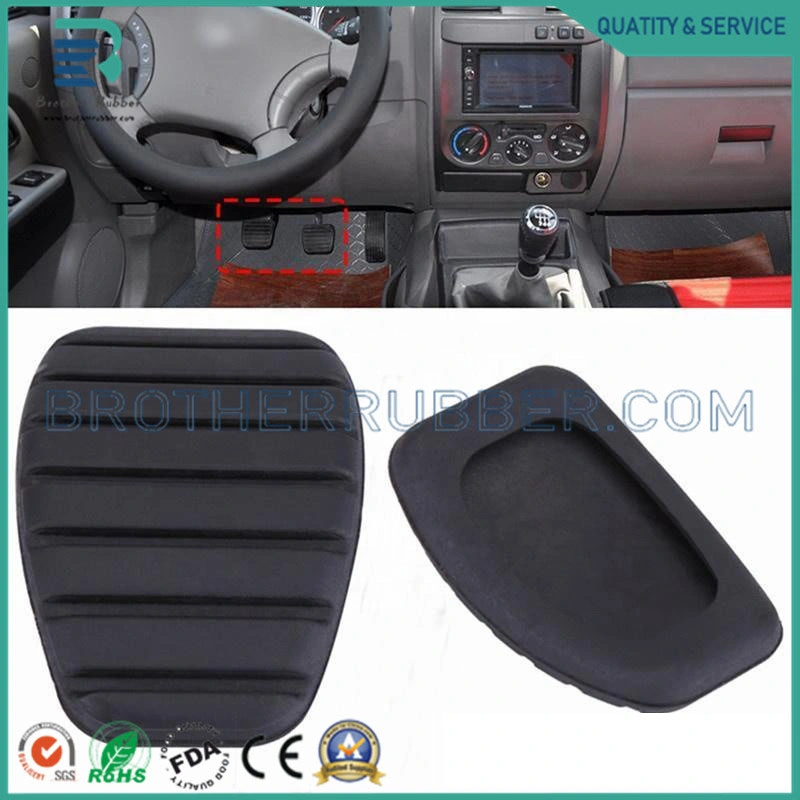 Factory OEM Made Anti-Skid Custom Portable Durable Foot Rest Rubber Pedal Pad