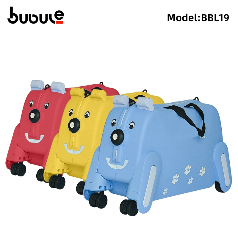 Bubule Cute 19 Inch Dog Style PP Kids Travel Carry on Suitcases Luggage (BBL19)