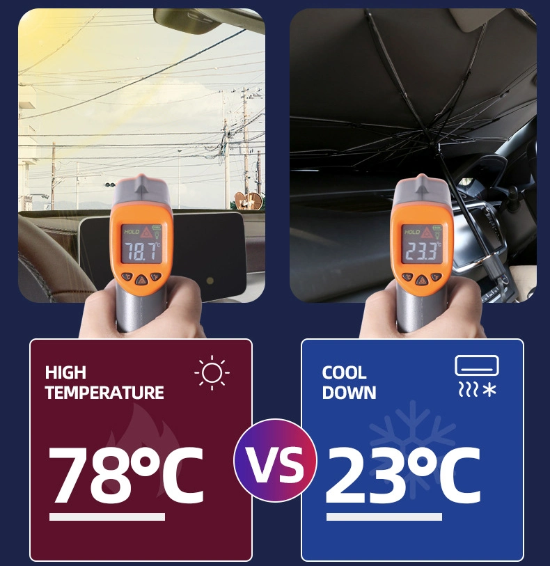 Carro acessórios de interior do pára-brisa Dianteiro Parasol Estacionamento, UV Prata Pala Carro Sombra Umbrella