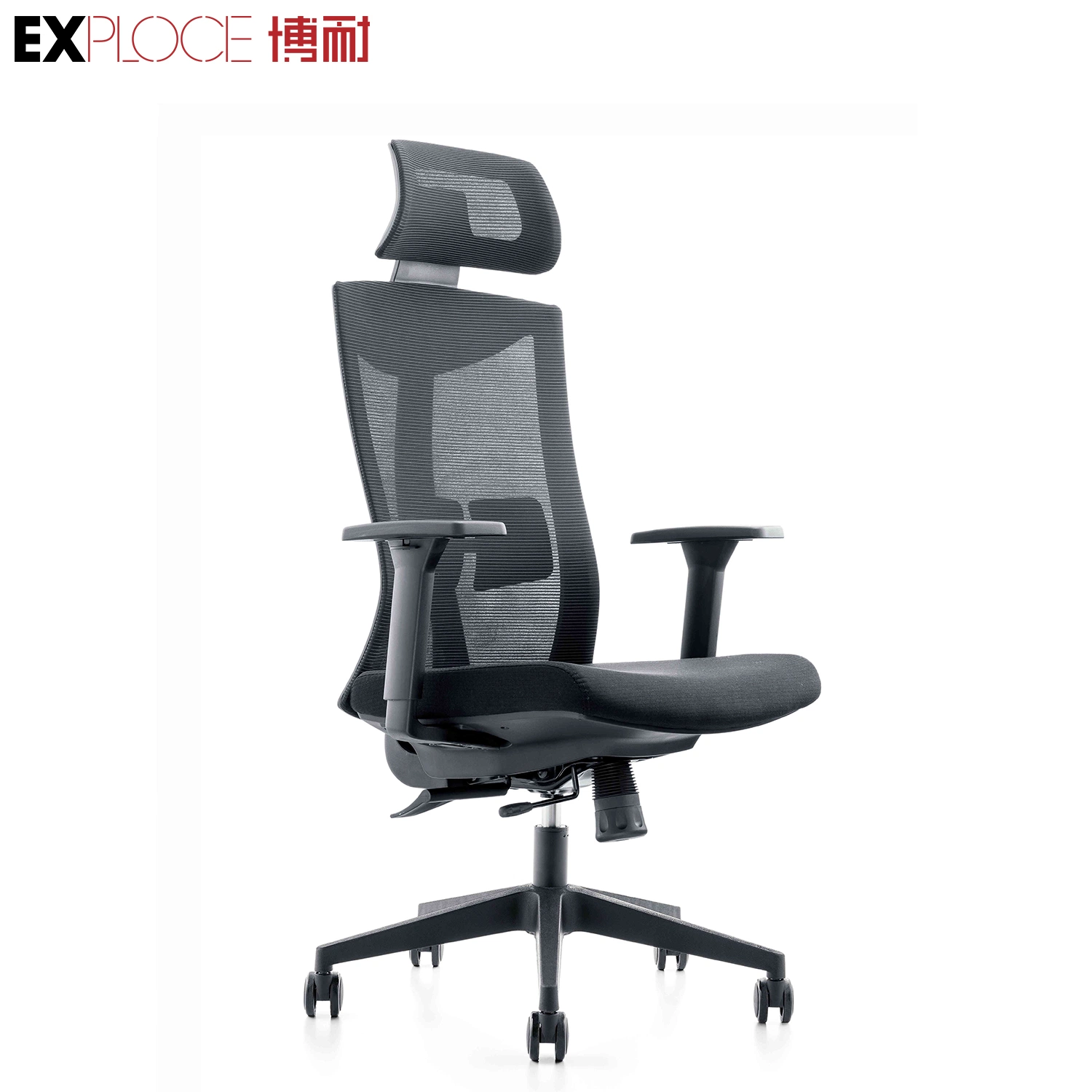 ODM 1PC/CTN Black Folding Chairs Plastic Ergonomic Wholesale/Supplier Metal Chair Office Furniture